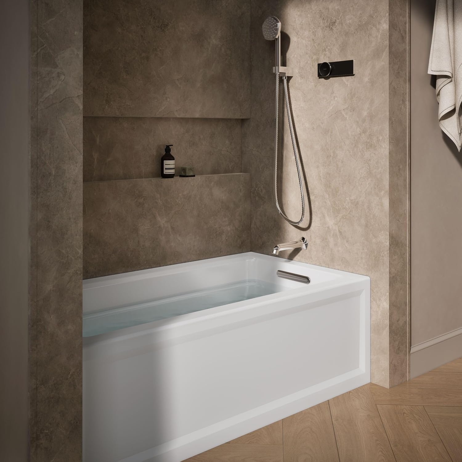 Kohler 1123-RA-0 Archer® 60' x 32' Alcove Bath, Right Drain, Acrylic, White