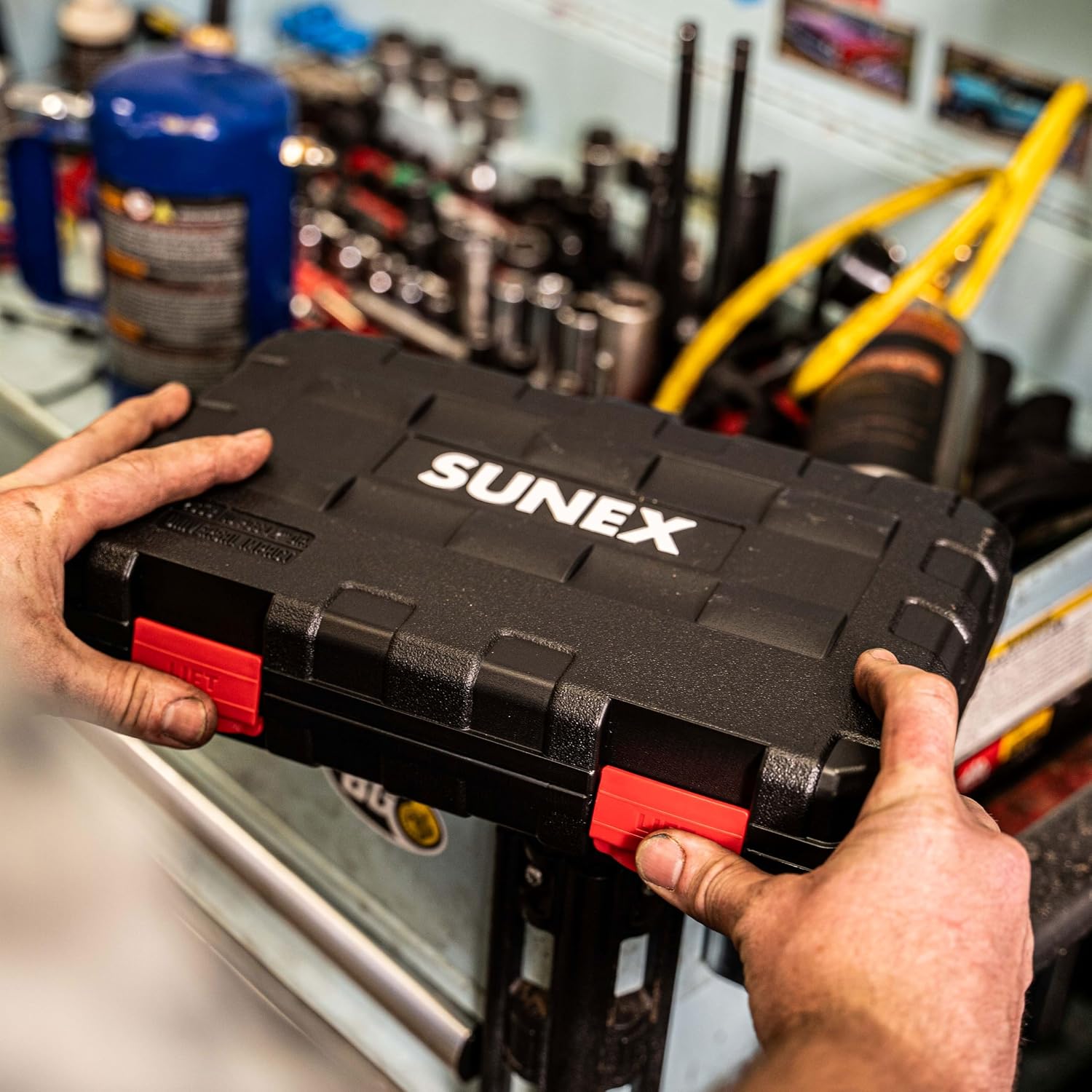 Sunex 2658 10Piece 1/2' Drive Deep Universal Standard Metric Impact Socket Set