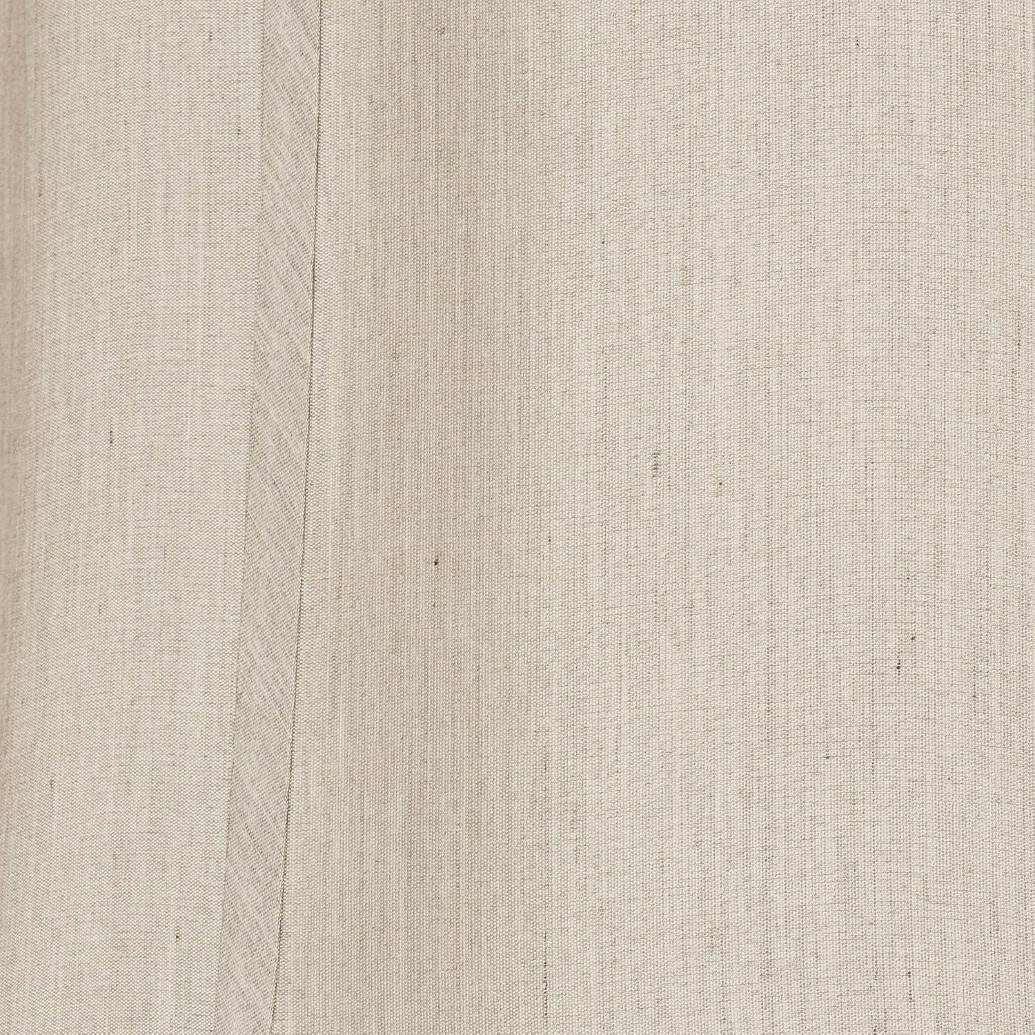 Set of 2 Softback Drum Lamp Shades Taupe Large 14' Top x 16' Bottom x 12' Slant x 12' High Spider with Replacement Harp and Finial Fitting - Springcrest
