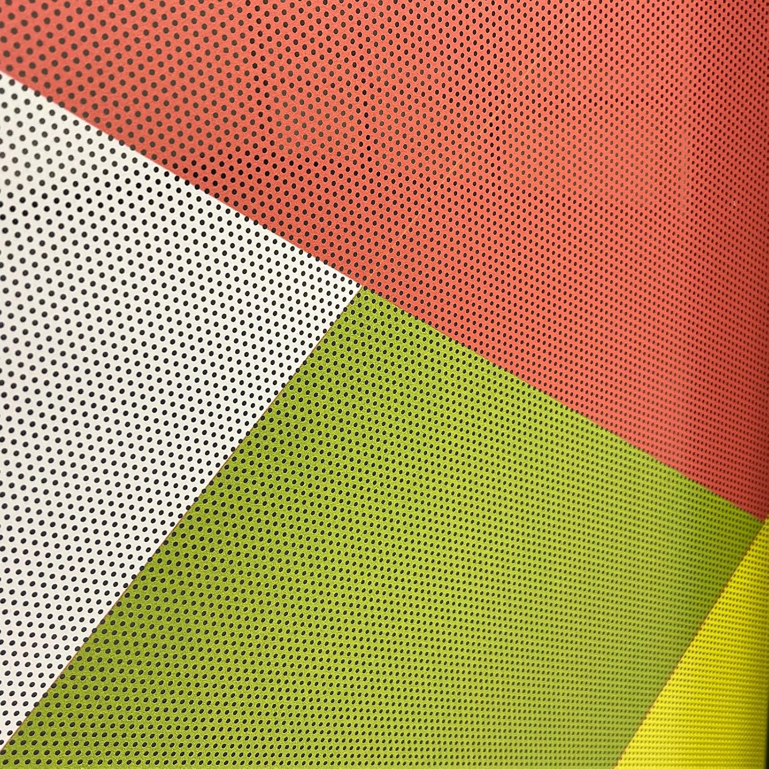One Way Perforated Window Vinyl Privacy Wrap Film ，Adhesive Glass Wrap Roll，Printable (54in x 100ft)