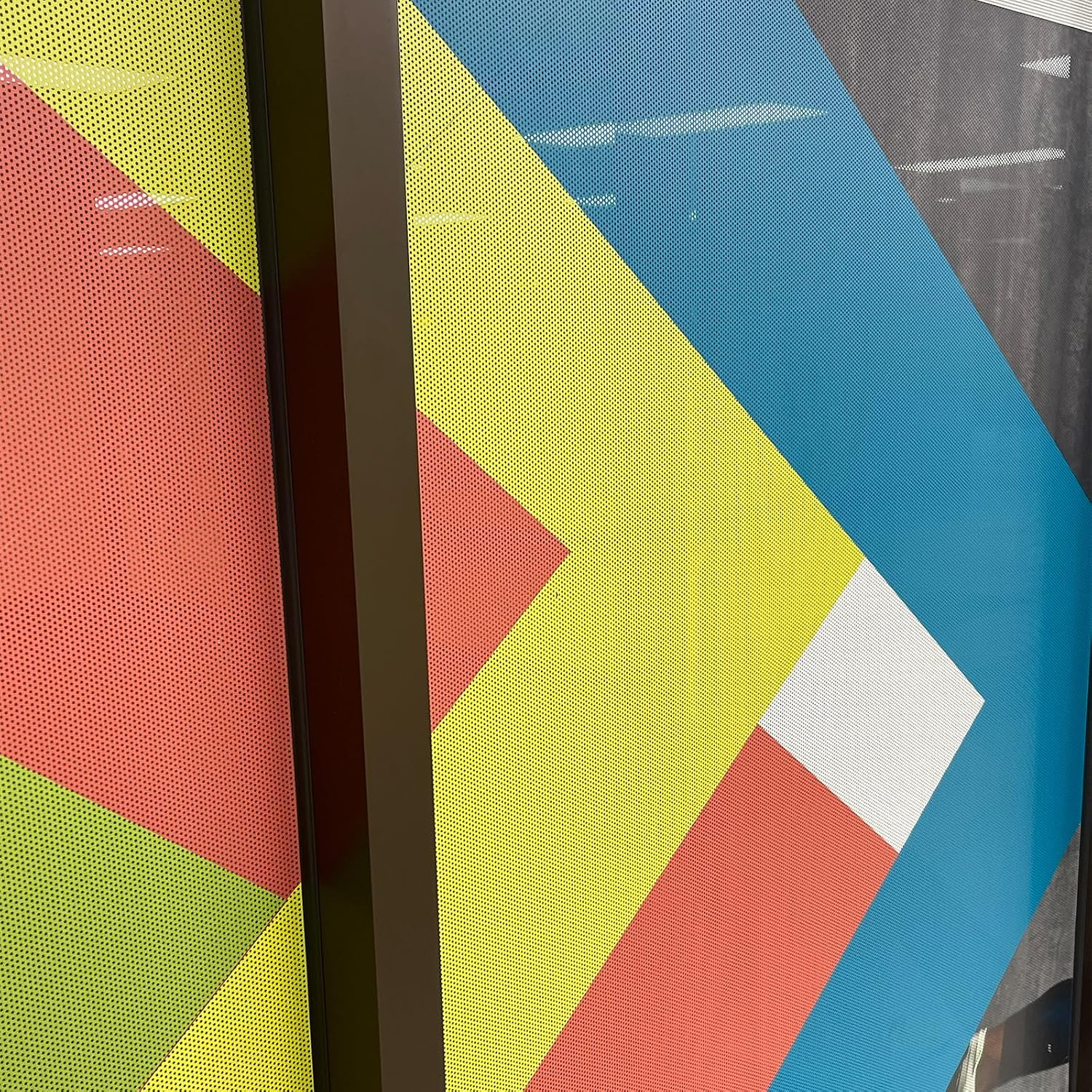 One Way Perforated Window Vinyl Privacy Wrap Film ，Adhesive Glass Wrap Roll，Printable (42Inches x 100ft)