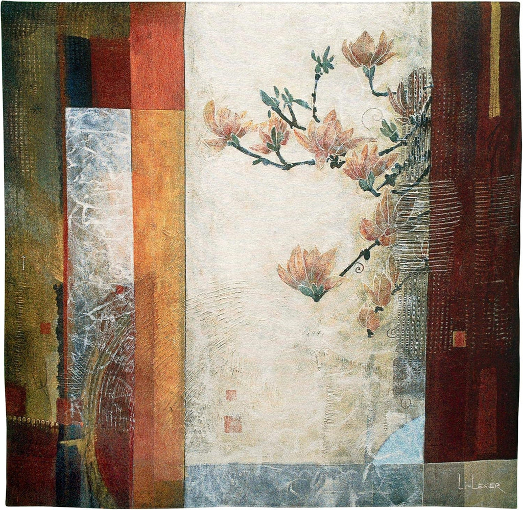 Manhattan Garden Wall Tapestry | Woven Tapestry Wall Art Hanging | Textile Art By Don Li-Leger | 100% Cotton USA Size 53x50