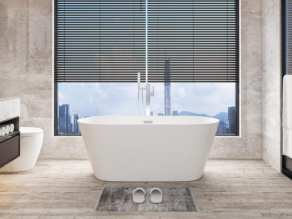 Spokane 59' Freestanding Bathtub with no Faucet