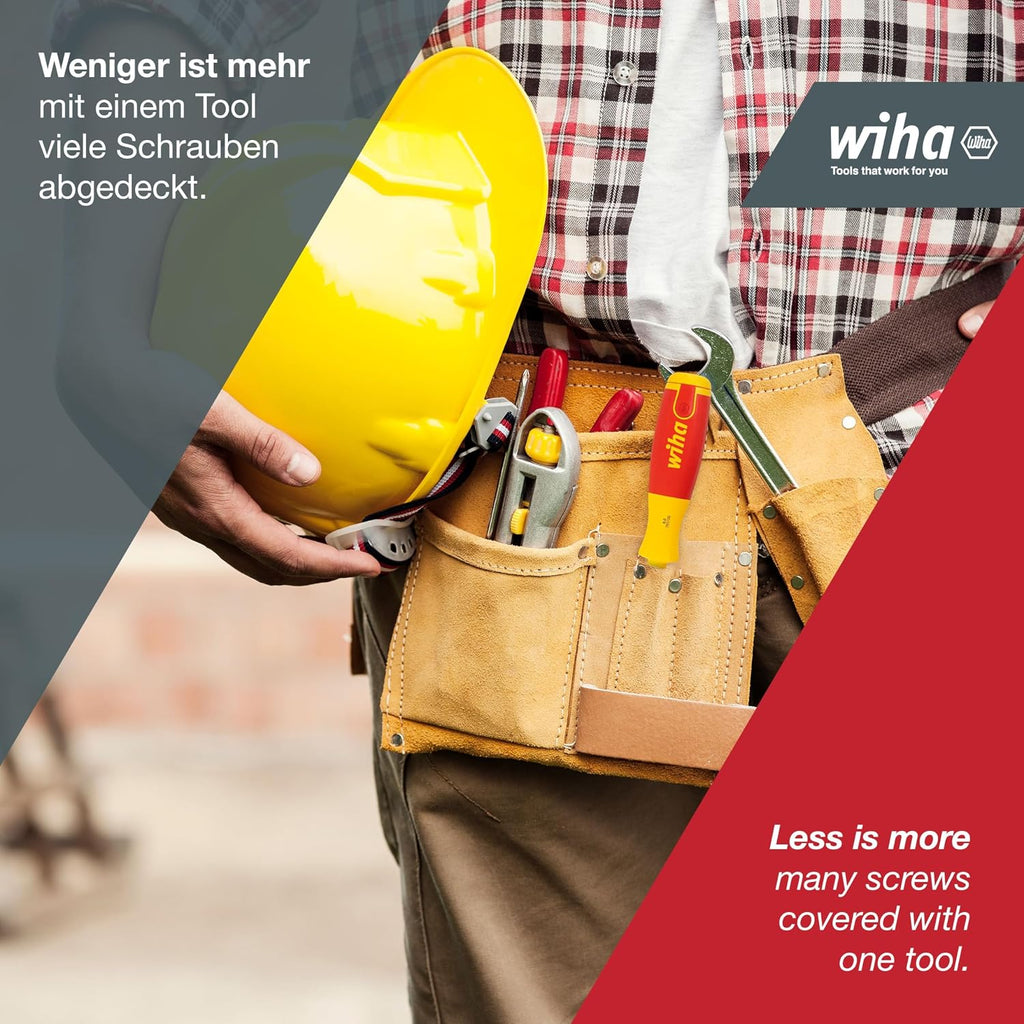 Wiha VDE 6 Bits Magazine Lift Up Screwdriver