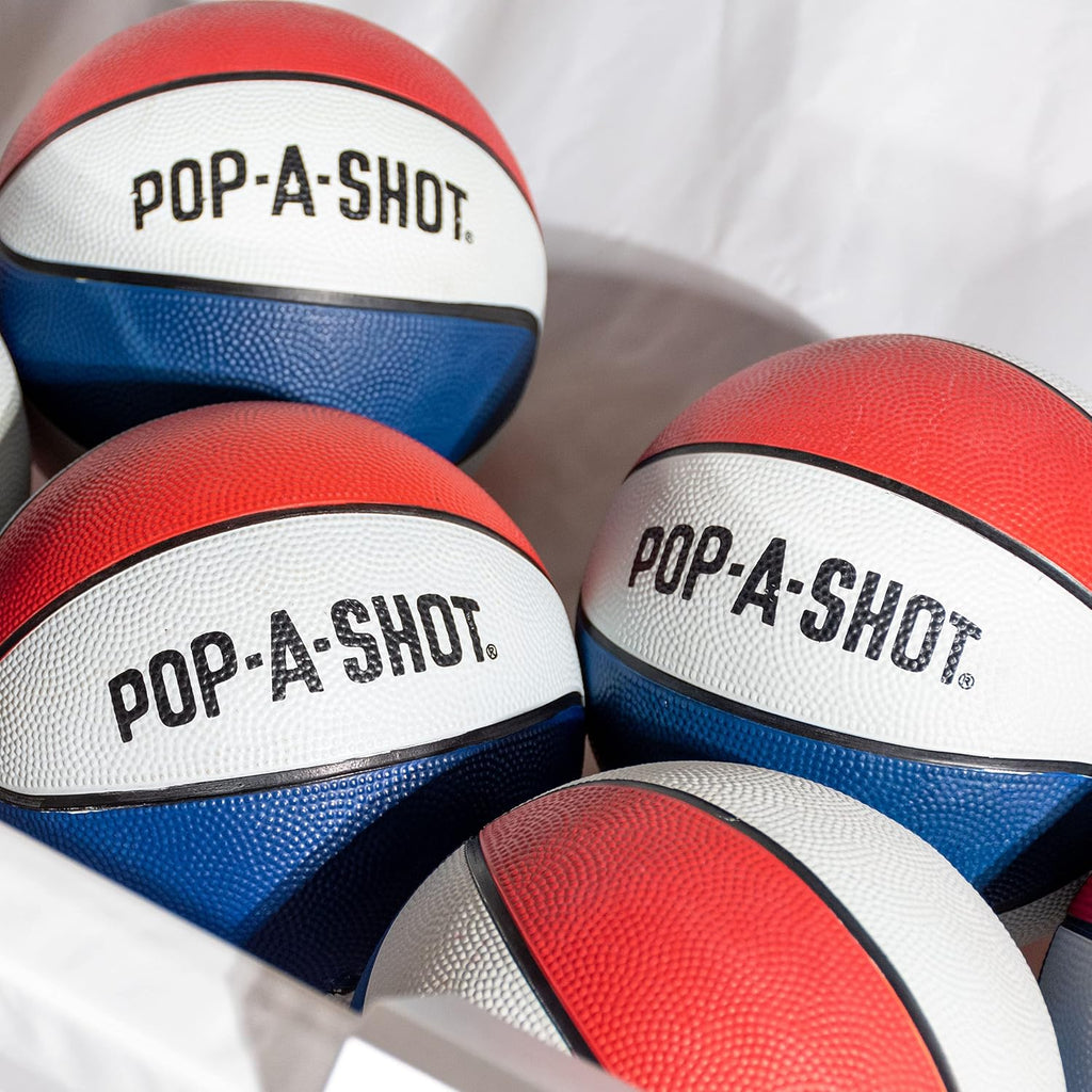 Pop-A-Shot - Pro Dual Shot | Commercial Grade Arcade Basketball at Home | Infrared Sensor Scoring | 16 Game Modes | 7 Balls | Foldable Storage