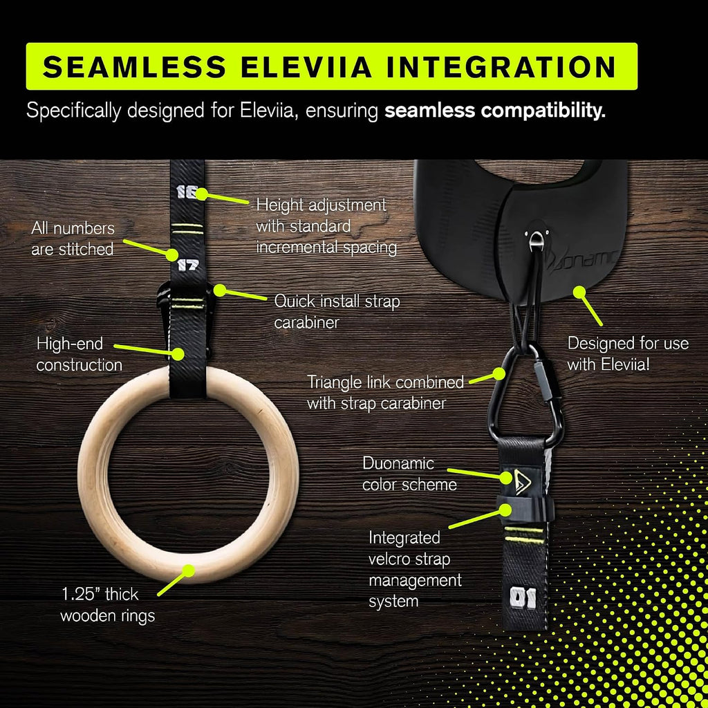 Duonamic Eleviia: Portable Doorway Pull-Up Bar – Lightweight, Travel-Ready, 250 lb Capacity