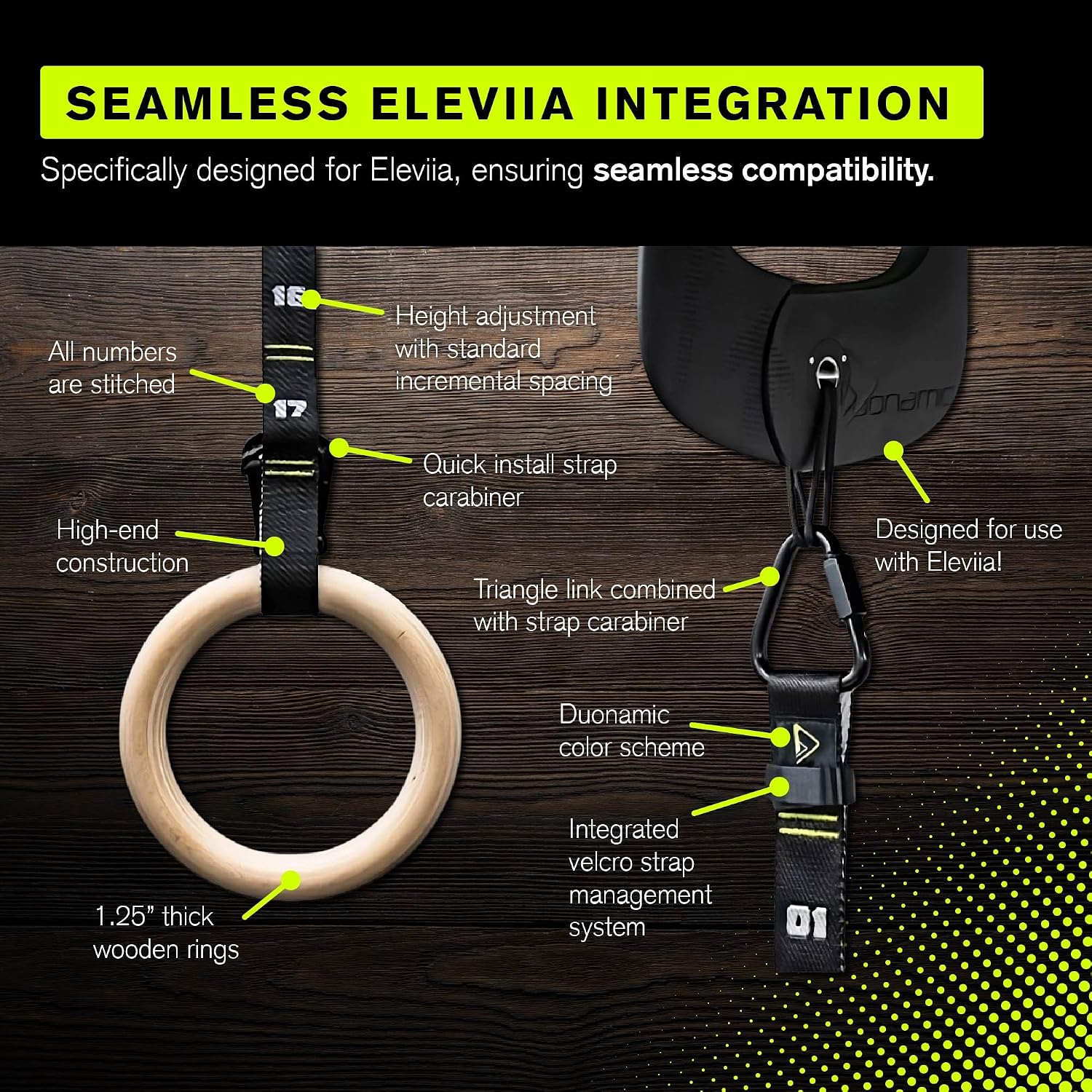 Duonamic Eleviia: Portable Doorway Pull-Up Bar – Lightweight, Travel-Ready, 250 lb Capacity