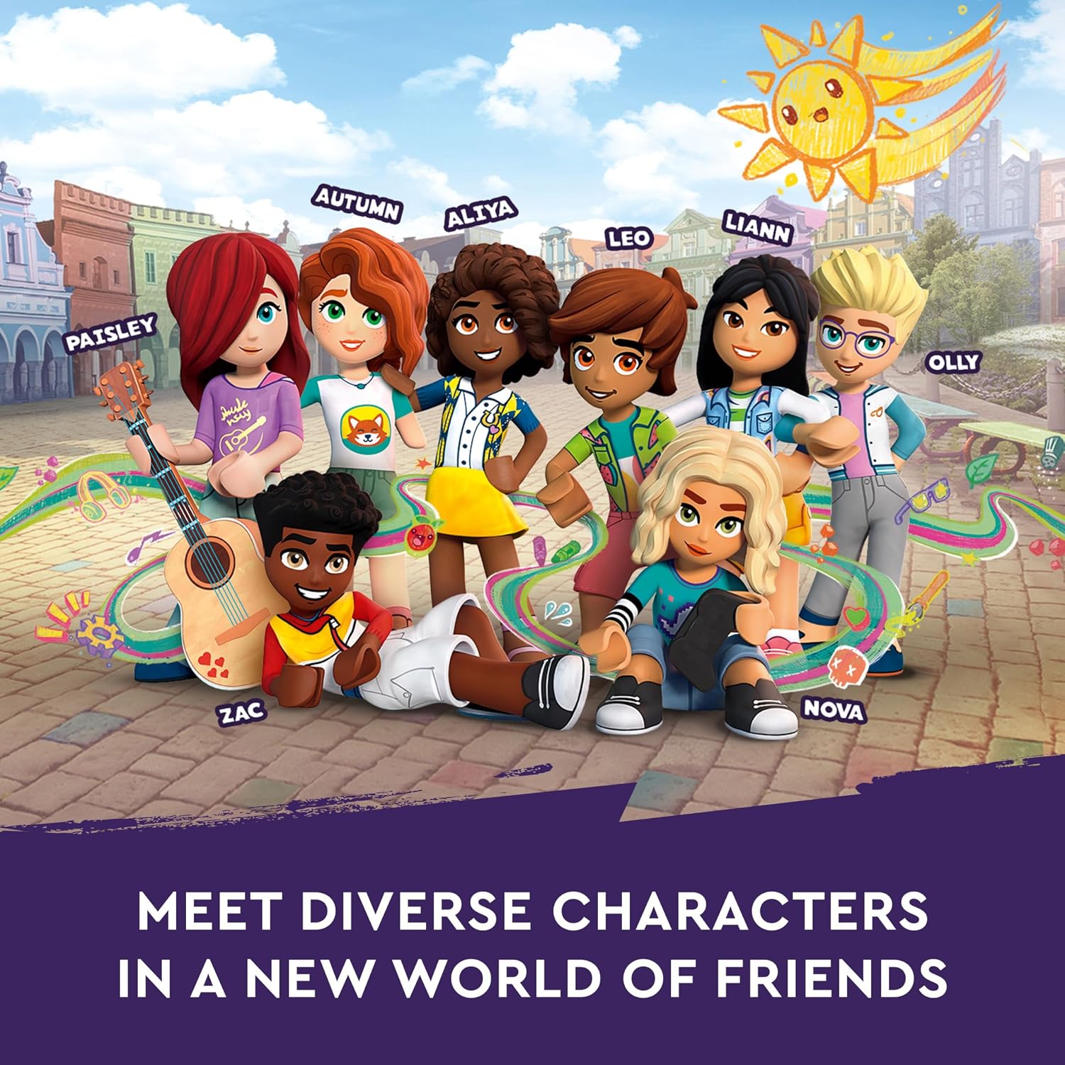LEGO Friends Sports Center with Football, Basketball, Tennis and Climbing Wall, 4 Mini Dolls, Gifts and Toys by Heartlake City 41744